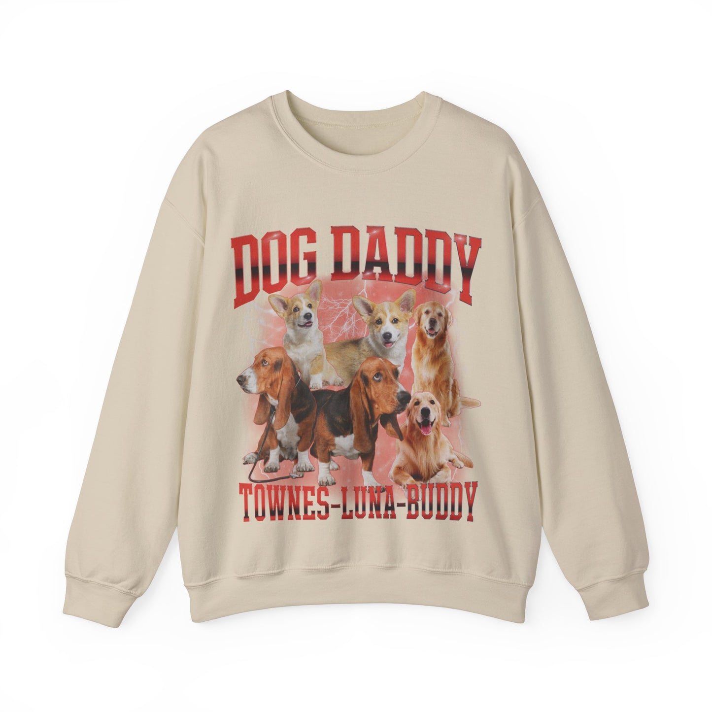 Retro Custom Bootleg Dog Daddy Sweatshirt, Retro Custom Bootleg Rap Dog Sweatshirt, Cat Lover Gift, Vintage Graphic 90s Sweatshirt, S1415