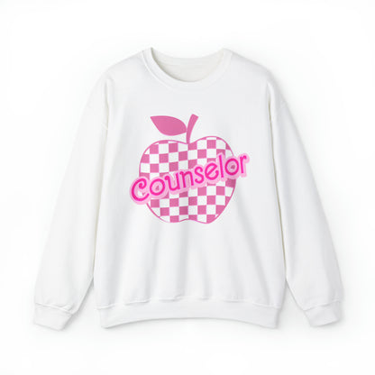 Counselor Sweatshirt, Counselor Appreciation, Counselor Shirts Pink Trendy, School Psychologist Sweatshirt Retro Cute Elementary, S843