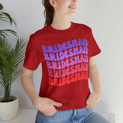 Retro Bridesmaid TShirt, Bridesmaid Shirt for Women, T286