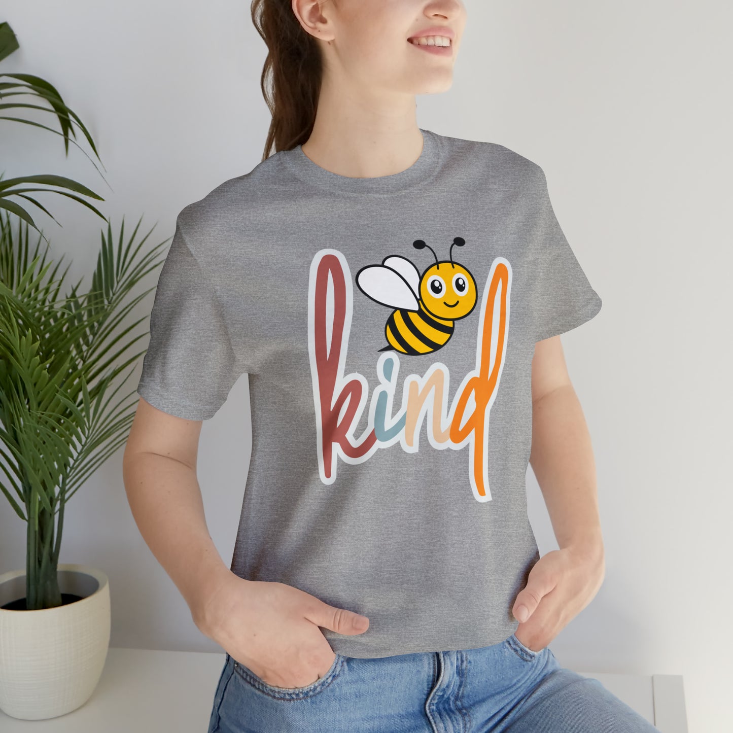 Cute Bee Kind T-Shirt for Boho Birthday Gift, Retro Bee Kind Shirt, Bee Kind TShirt for Her, T366