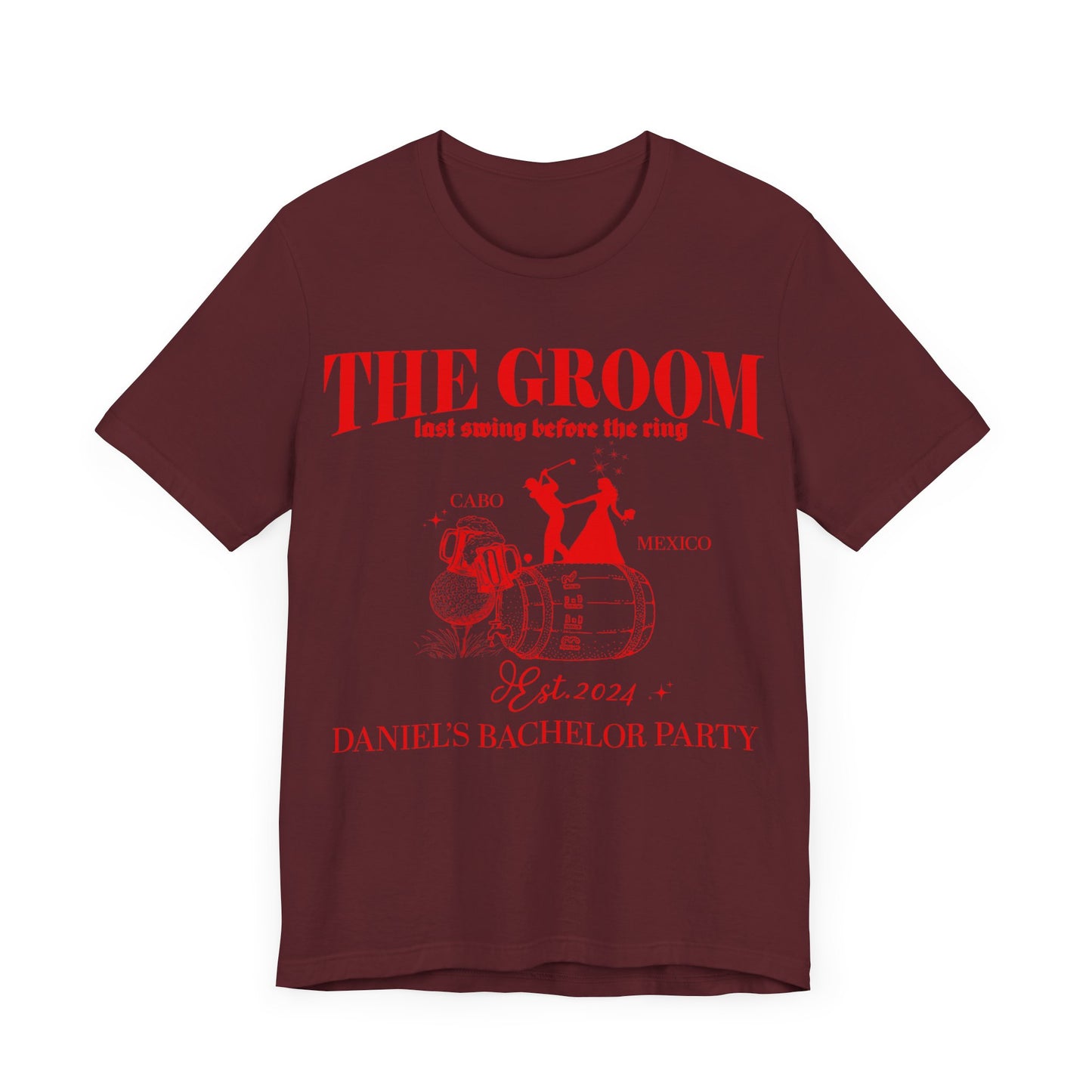 The Groom Bachelor Party Shirts, Groomsmen Shirt, Custom Bachelor Party Gifts, Group Bachelor Shirt, Golf Bachelor Party Shirt, 12 T1605