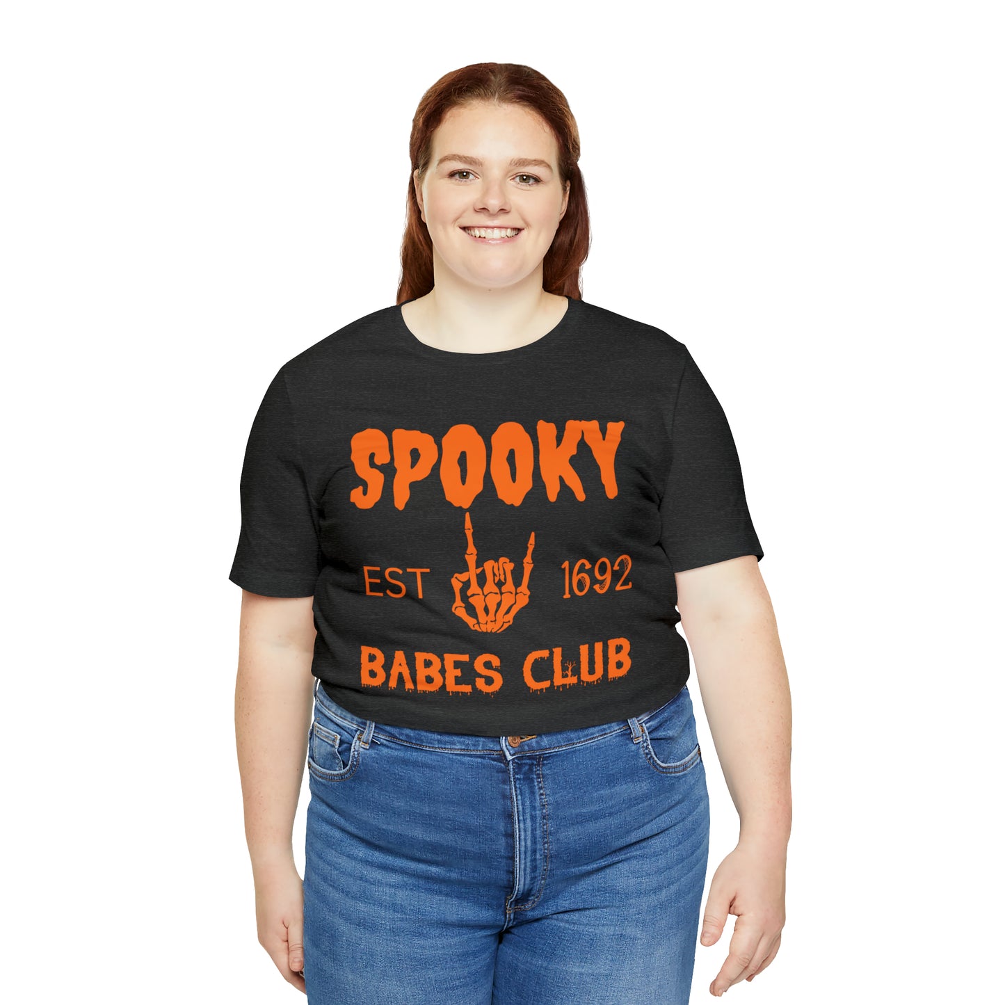 Spooky Skeleton Halloween Shirt, Fall Shirts for Women, Vintage Halloweem Sweatshirt, T599