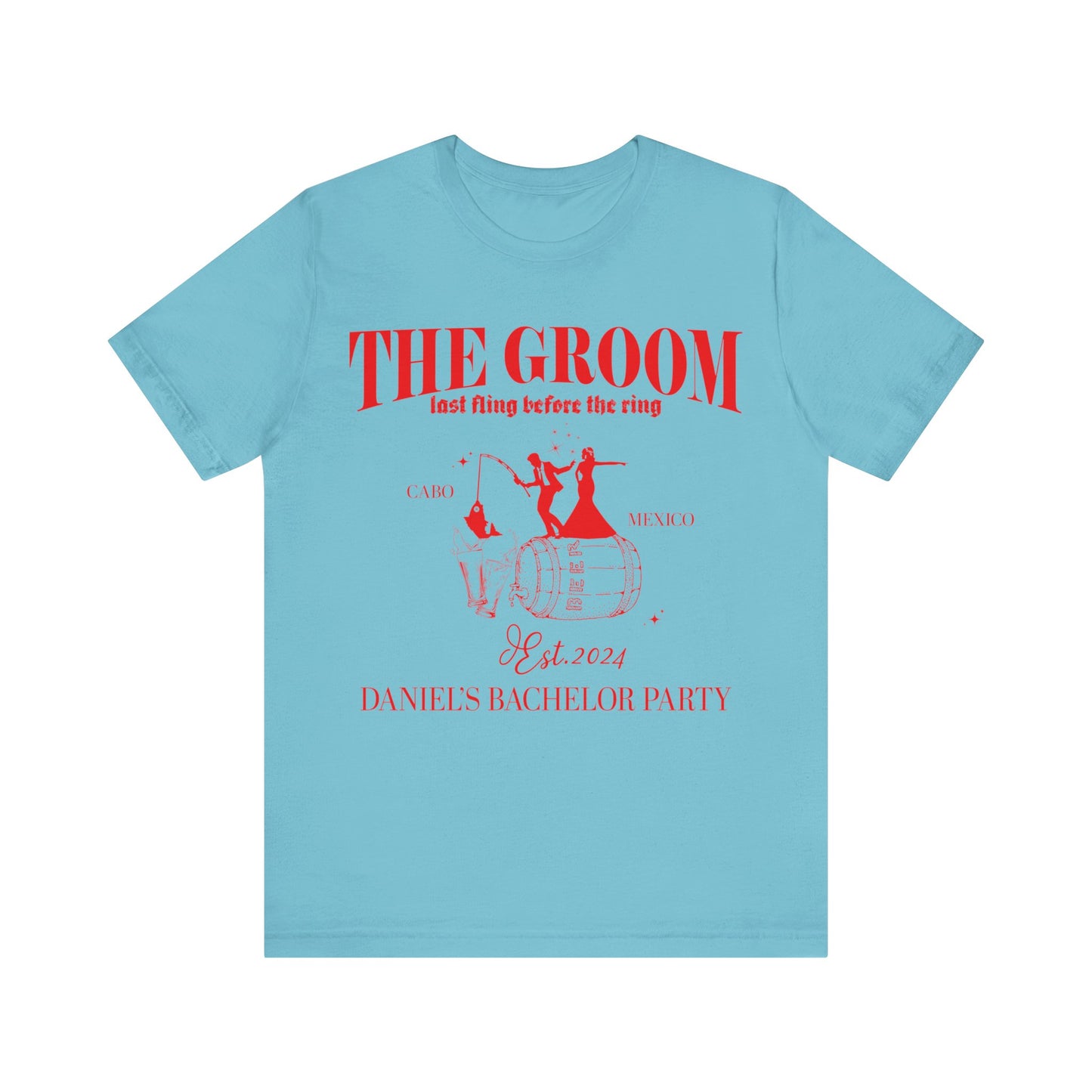 The Groom Bachelor Party Shirts, Groomsmen Shirt, Custom Bachelor Party Gifts, Group Bachelor Shirt, Fishing Bachelor Party Shirt, 12 T1604