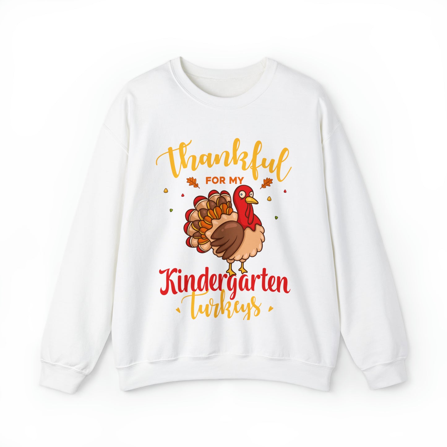 Thankful For My Kindergarten Turkey Sweatshirt, Thanksgiving Dinner Sweatshirt, Family Thanksgiving Shirt, Thanksgiving Turkey Shirt, S860