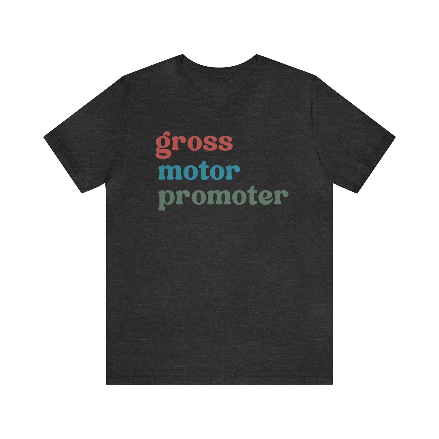 Gross Motor Promoter Shirt, Physical Therapy Graduate, Physical Therapy Shirt, Physical Therapist Shirt for Women, T567