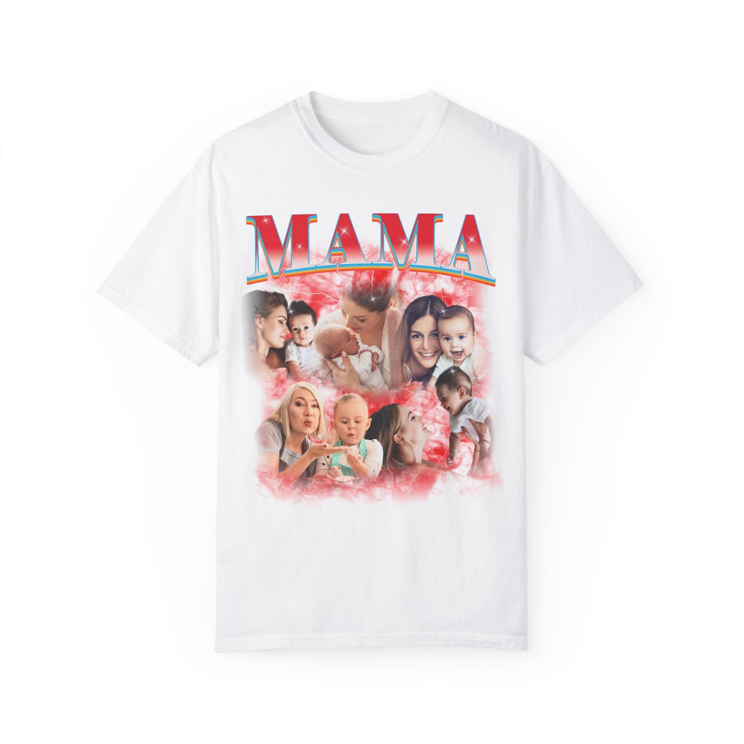 Custom Bootleg Rap Mama Shirt, Custom Photo Mama Shirt, Mom Shirt With Kid Face Photos, Custom Mom Tee, Personalized Mom Gifts,  CC1625