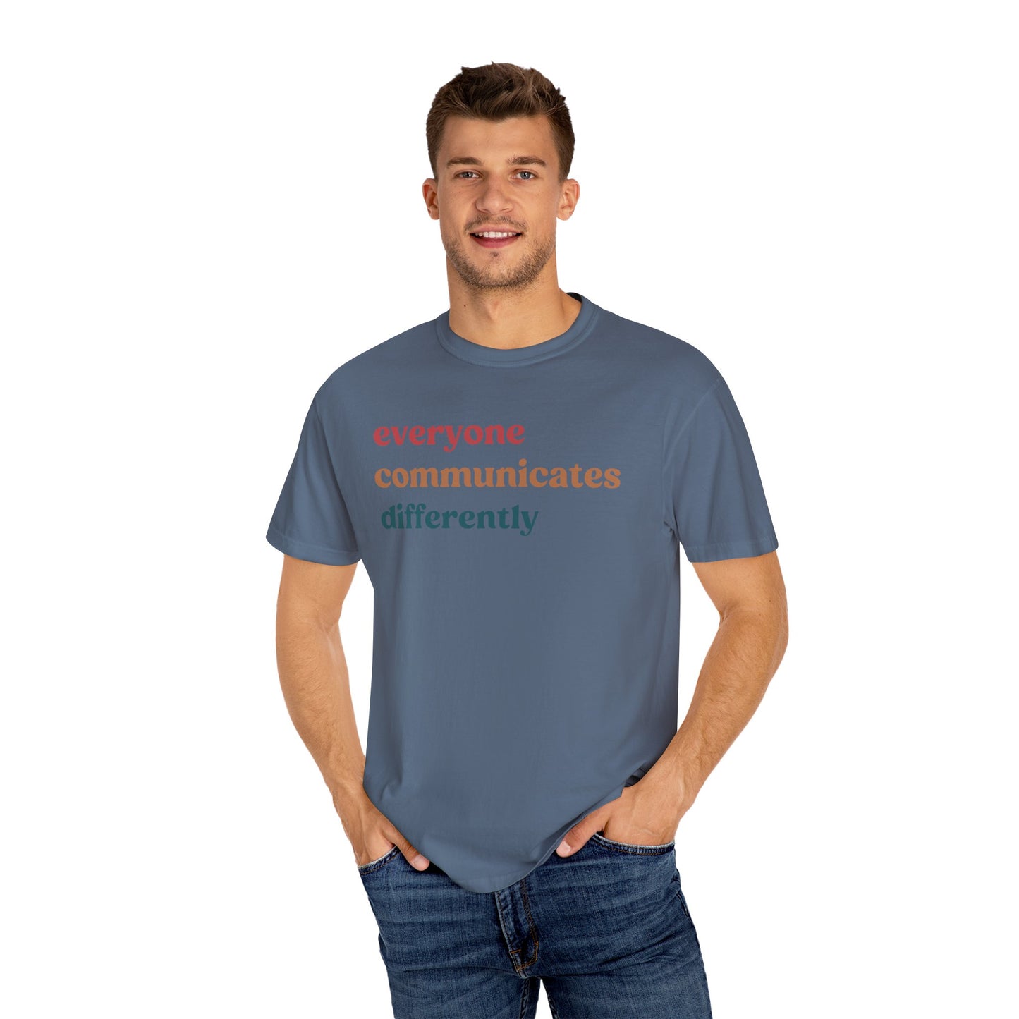 Everyone Communicates Differently Shirt, Special Education Teacher Shirt Inclusive Shirt, Autism Awareness Shirt, ADHD Shirt, CC810