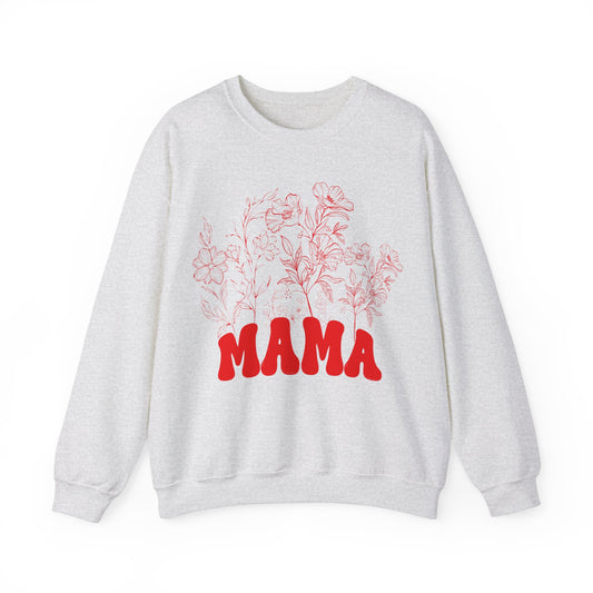 Wildflowers Mama Sweatshirt, Mama Sweatshirt, Retro Mom Sweatshirt, Mother's Day Gift, Flower Shirts for Women, Floral New Mom Gift, S1592