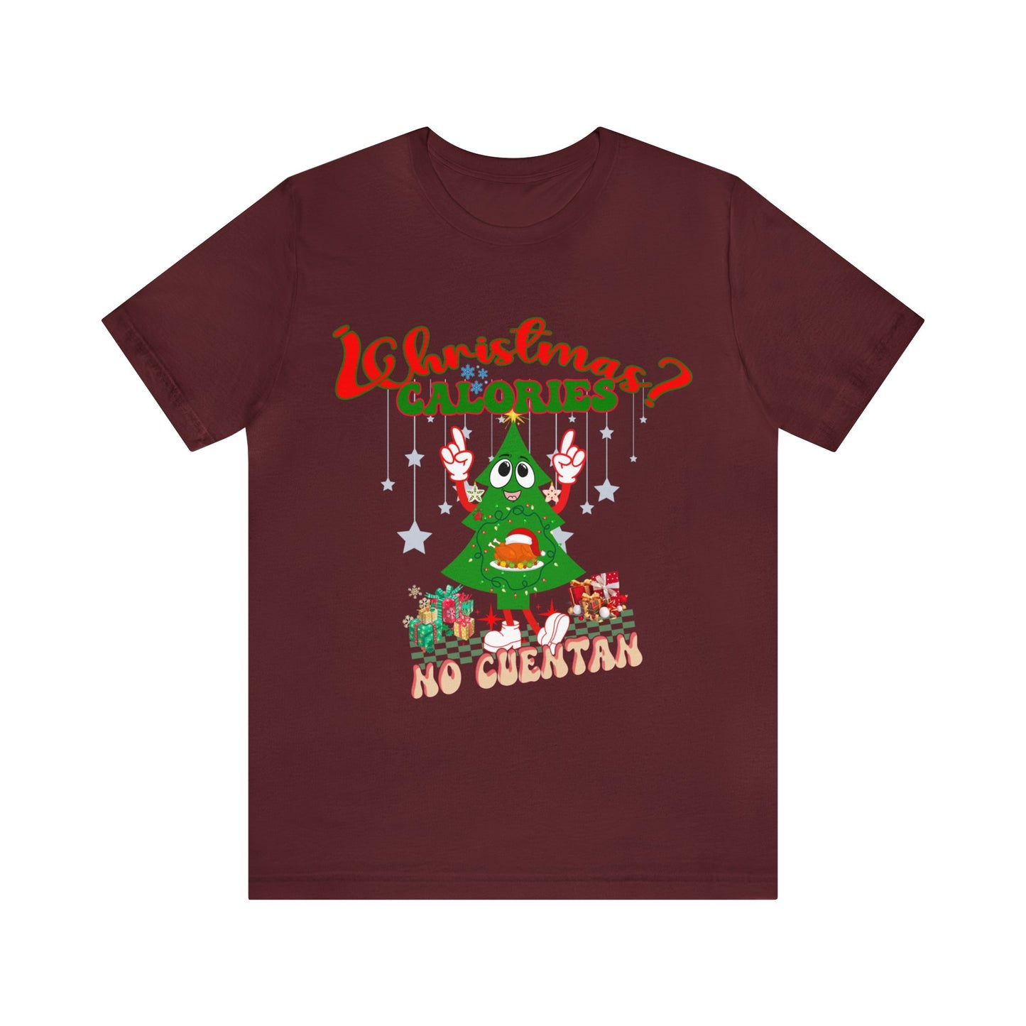 Christmas Calories No Cuentan Shirt, Feliz Navidad Shirt, Christmas Gifts, New Year Shirt, Spanish Christmas Shirt, Holiday Sweaters, T874