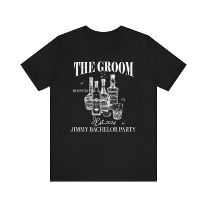 The Groom Bachelor Party Shirts, Groomsmen Shirts, Custom Bachelor Party Gifts, Funny Bachelor Shirts, Group Bachelor Shirts, T1555