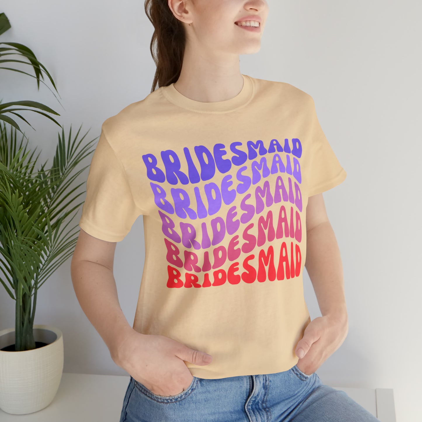 Retro Bridesmaid TShirt, Bridesmaid Shirt for Women, T287