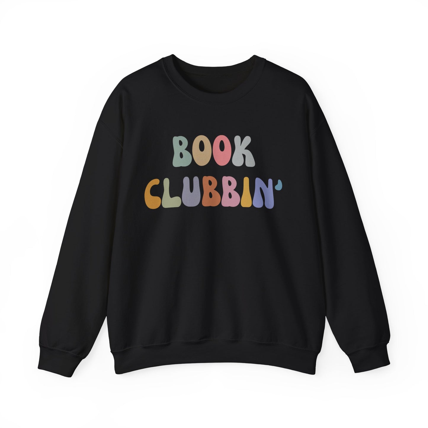 Book Clubbin' Sweatshirt, Librarian Sweatshirt for Bibliophile, Book Lovers Club Sweatshirt, Book Nerd Sweatshirt Bookworm Sweatshirt, S1171