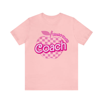 Mental Health Coach shirt, Pink Sport Coach Shirt, Colorful Coaching shirt, 90s Cheer Coach shirt, Back To School Shirt, Teacher Gift, T823