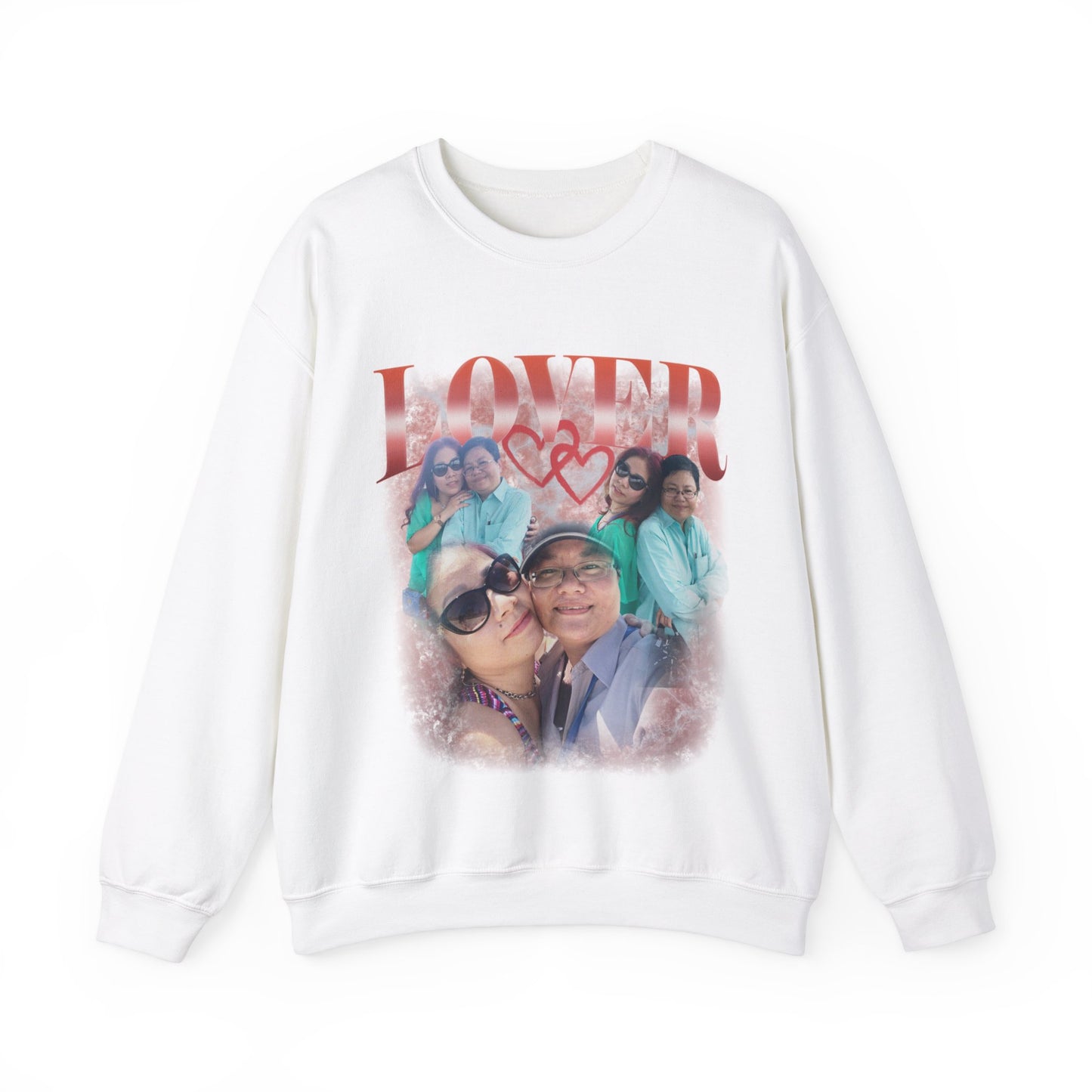 Custom Bootleg Tee for couple, Custom Sweatshirt for couple, Custom bootleg photo Sweatshirt for lover, couple Sweatshirt for lover, S1329