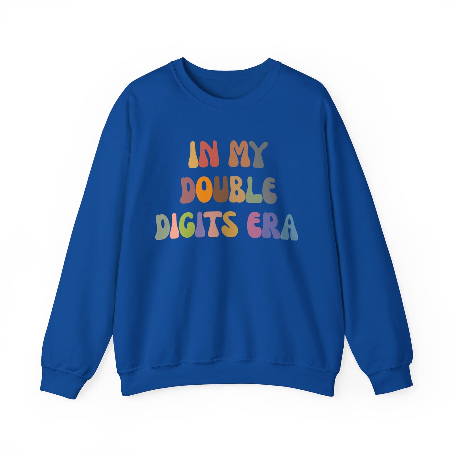 In My Double Digits Era Sweatshirt, Birthday Party Sweatshirt, Tenth Birthday Sweatshirt, Birthday Celebrant Sweatshirt Birthday Gift, S1516