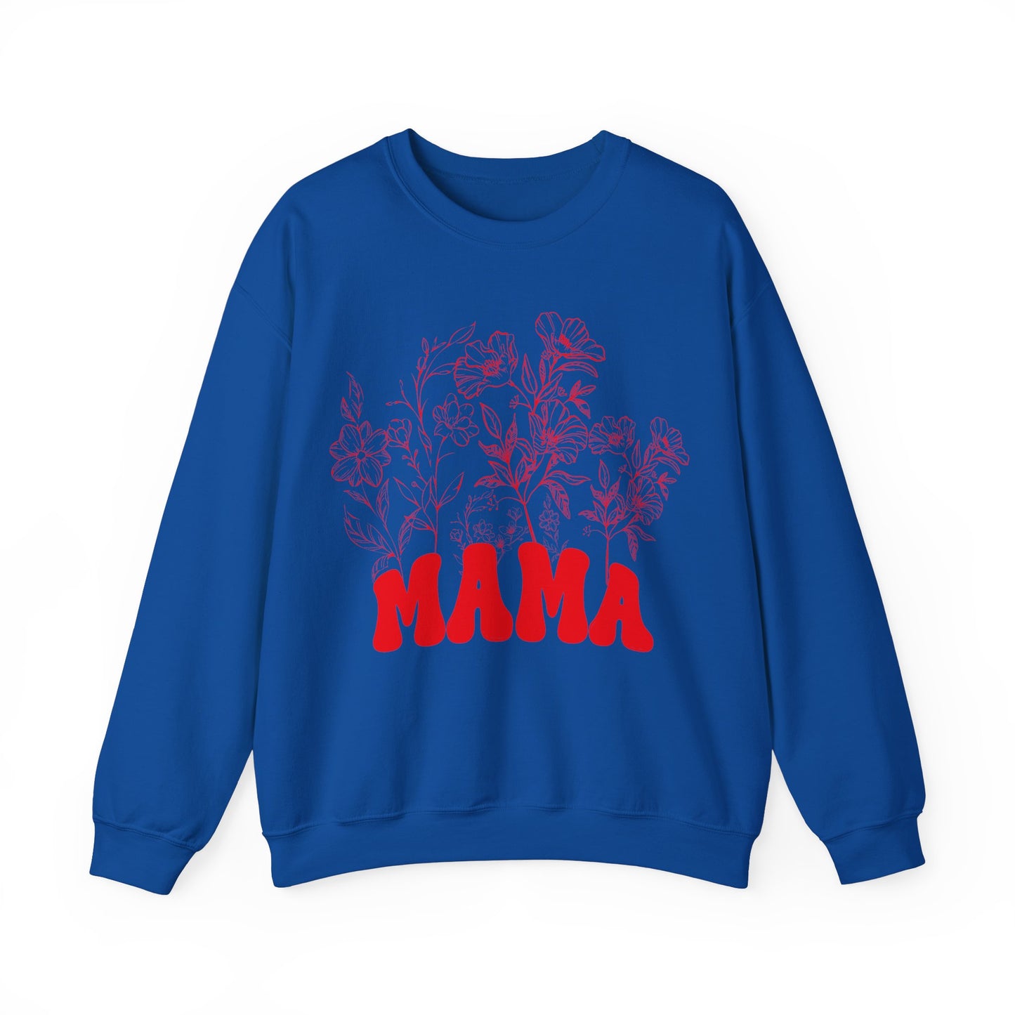 Wildflowers Mama Sweatshirt, Mama Sweatshirt, Retro Mom Sweatshirt, Mother's Day Gift, Flower Shirts for Women, Floral New Mom Gift, S1592