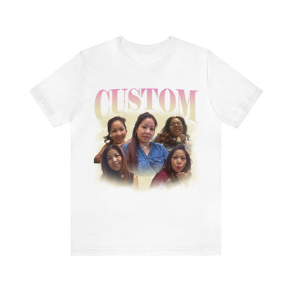 Custom Your Own Bootleg Tee, Retro Custom Bootleg Rap Tee, Custom Your Photo, Insert Your Design, Vintage Graphic 90s Tshirt, T1384