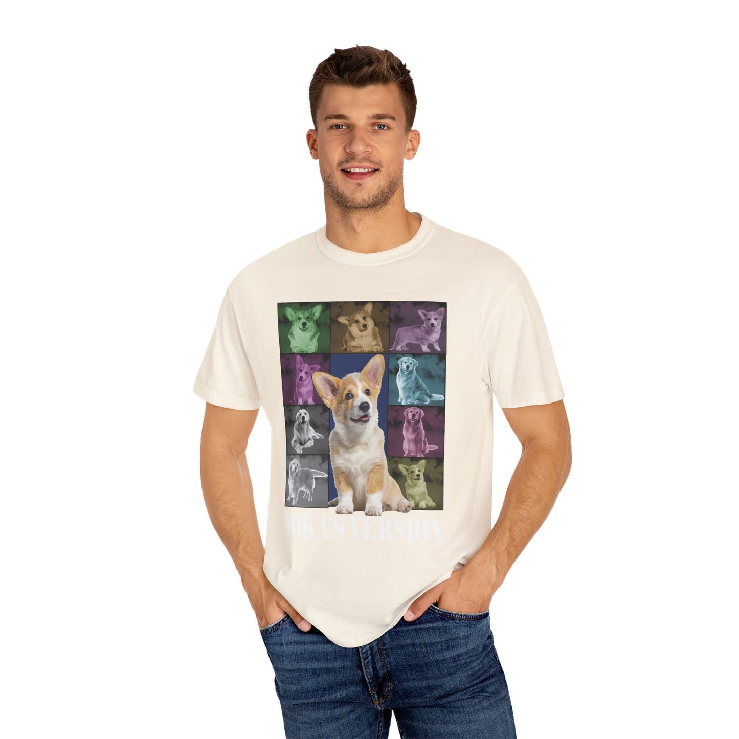 Custom Era's Tour Shirt, Personalized Dog Bootleg Era's Tour Shirt, Custom Pet Portrait Shirt, Dog Photo Shirt, Custom Dog's Version, CC1340