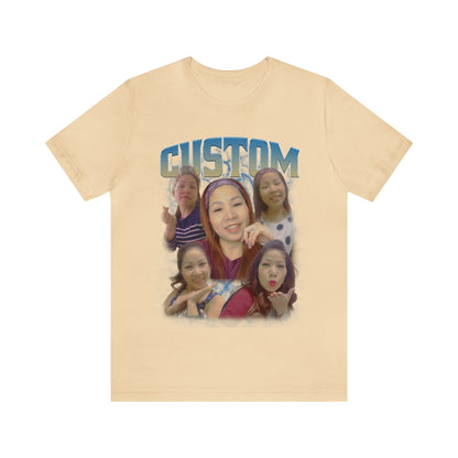 Custom Bootleg Rap Tee, Vintage Graphic 90s Custom Photo Tshirt, Custom Photo Shirt, T1328