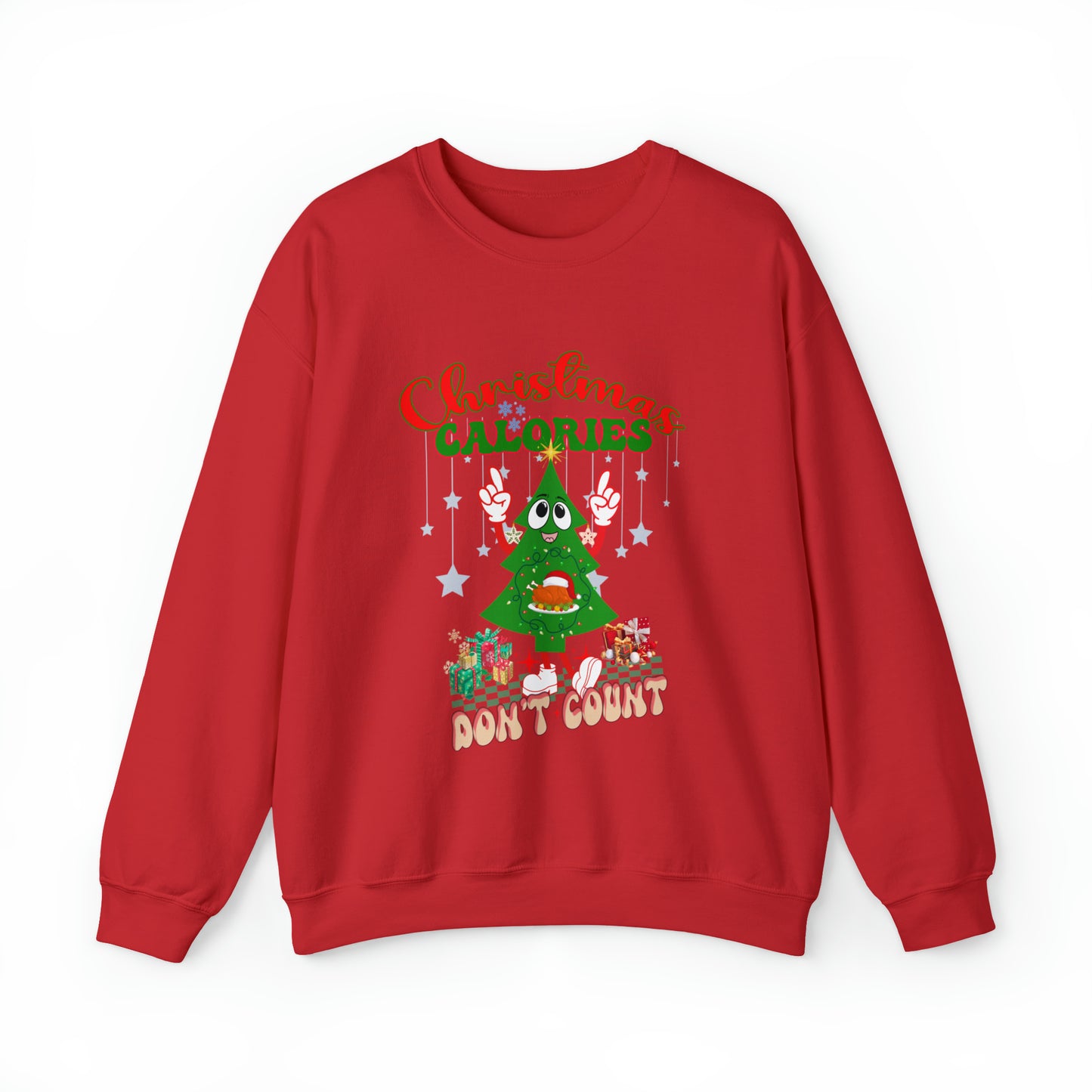 Christmas Calories Don't Count Sweatshirt, Funny Christmas Sweatshirt, Christmas Gift, Xmas calories Sweatshirt, Christmas calories, SW873