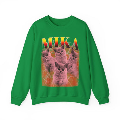 Pet Custom Vintage Sweatshirt, Custom Bootleg Rap Sweatshirt Cat Bootleg Retro 90's Sweatshirt Gift For Her, Customize Pet Sweatshirt, S1332