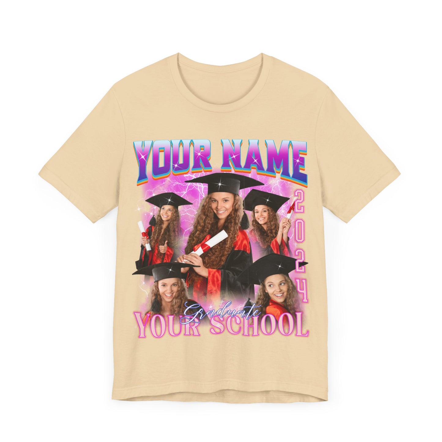 Graduation Party Shirt, Custom Bootleg Rap Tee For Graduation, Custom Graduation Shirt, Custom Photo Graduate Shirt, Senior T-Shirt, T1634