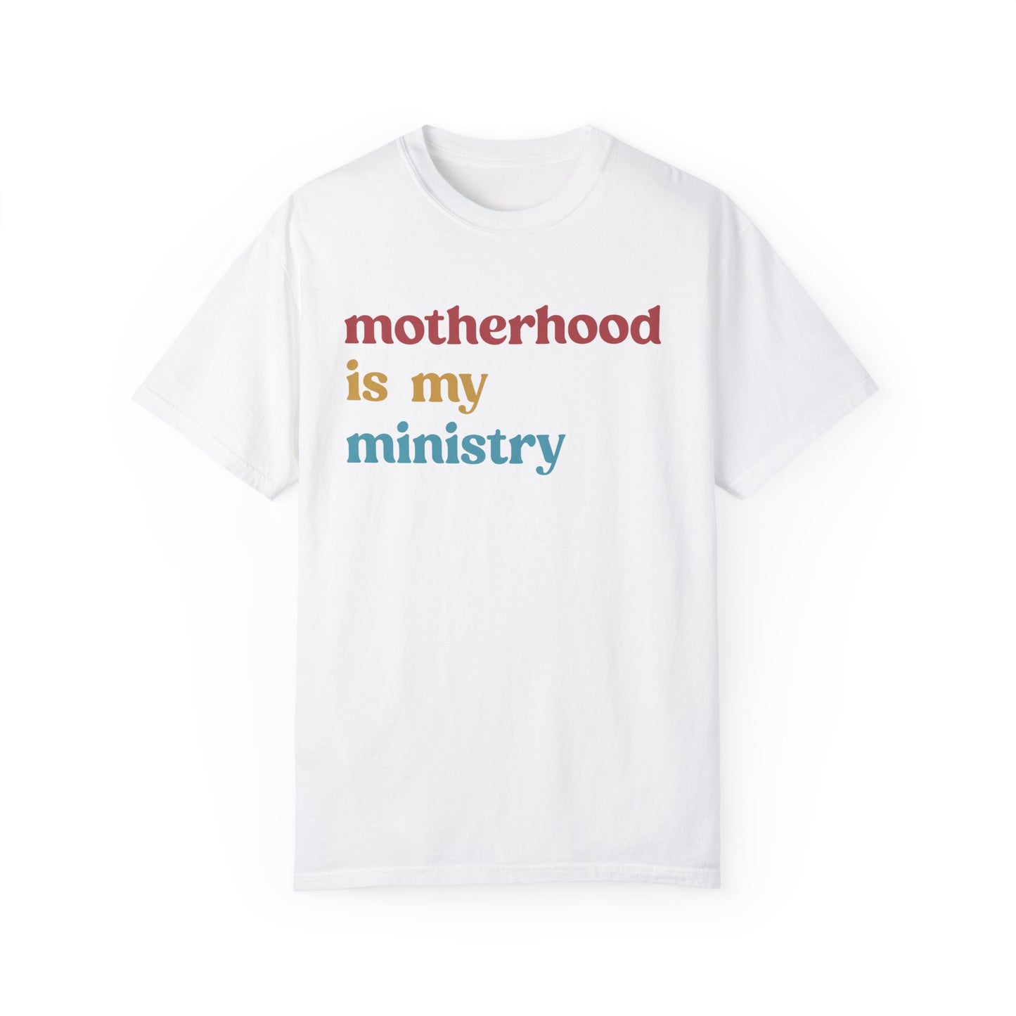 Motherhood Is My Ministry Shirt, Mothers Day Shirt, Motherhood Mom Shirt, Religious Mom Shirt, Cool Mom Shirt, Motherhood Shirt, CC1614