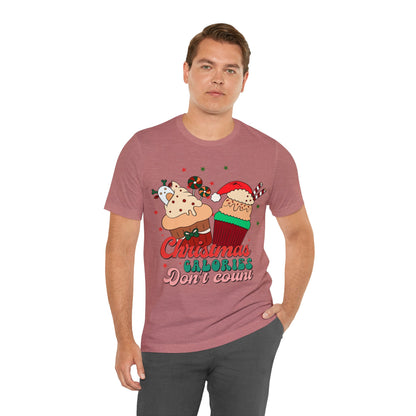 Christmas Calories Don't Count Shirt, Funny Christmas Shirt, Christmas Gift, Xmas calories shirt, Christmas calories, T871