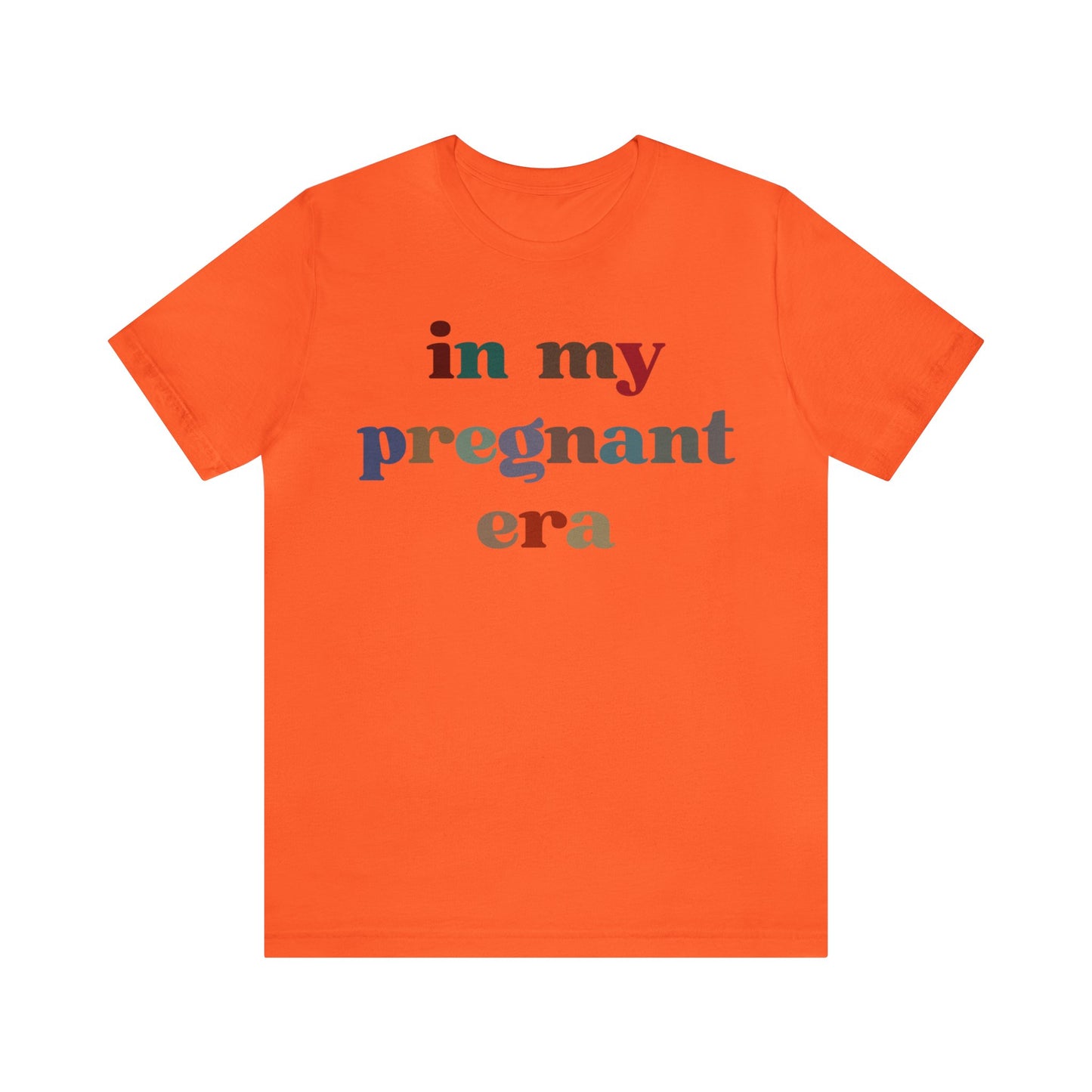 In My Pregnant Era Shirt, Pregnancy Reveal Shirt, New Mom Shirt, Mother's Day Shirt, Baby Announcement Shirt, Gift For Pregnant Mom, T1402