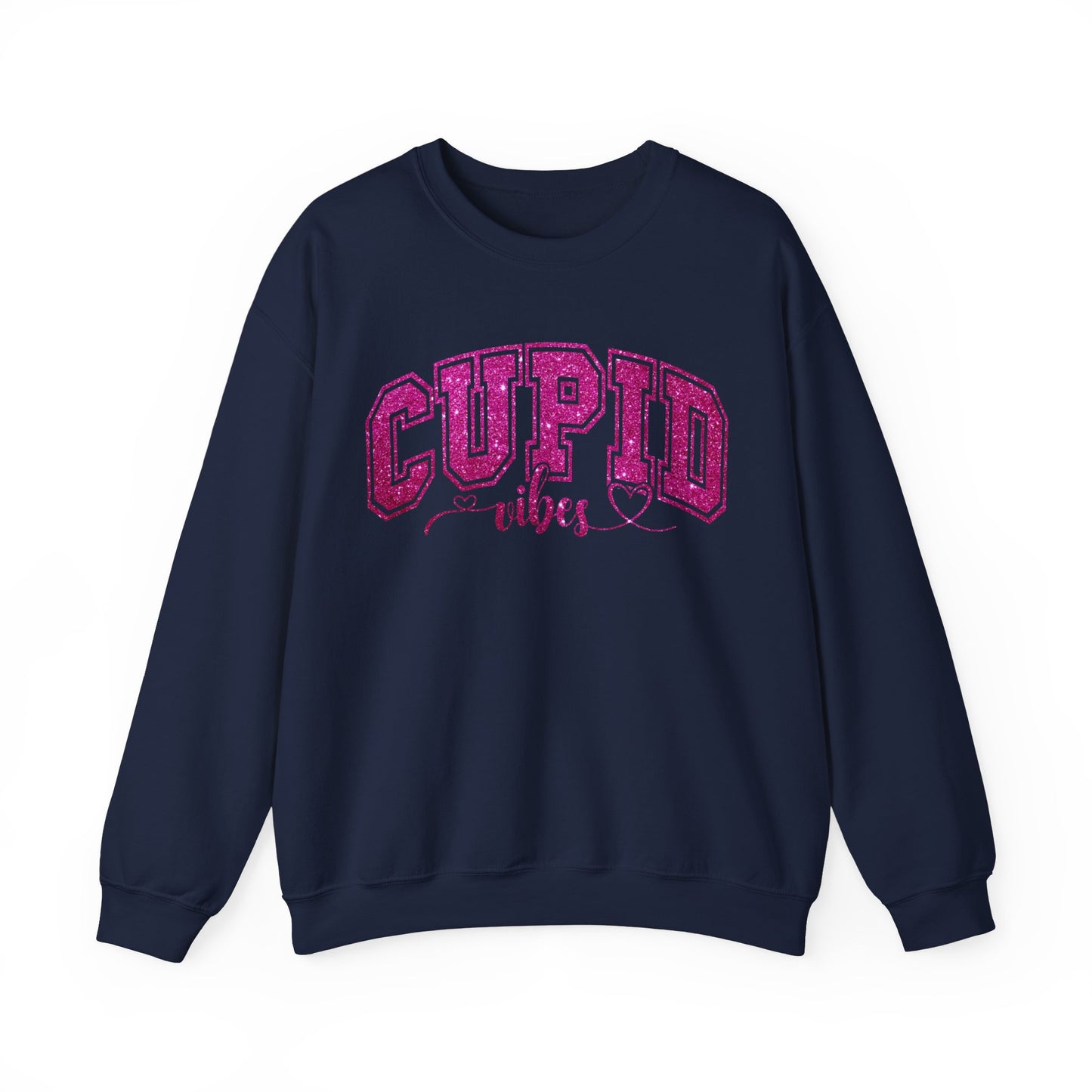 Cupid Vibes Sweatshirt, Gift for Girlfriend, Wife Gift, Happy Valentine's Day Sweatshirt, Cute Valentines Era Sweatshirt, S1143