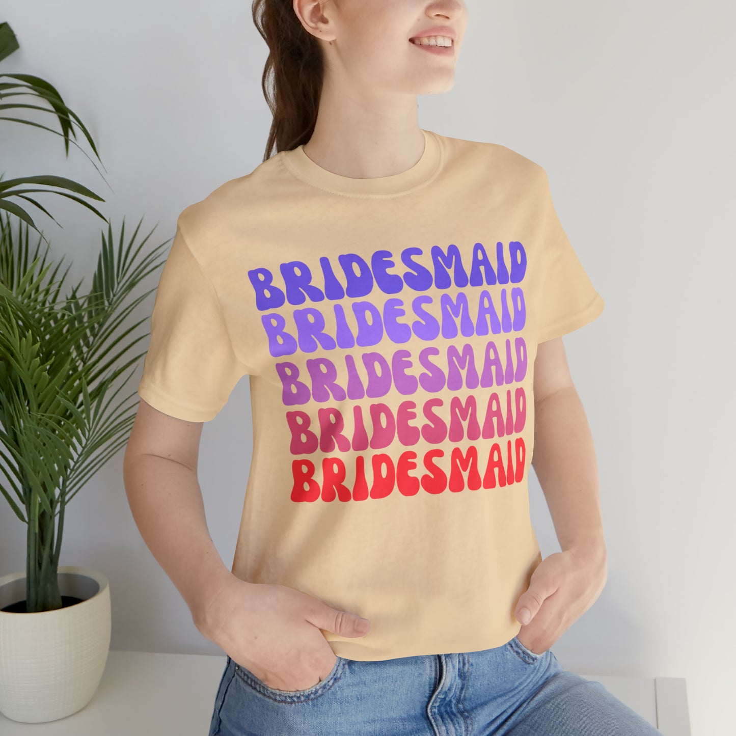 Retro Bridesmaid TShirt, Bridesmaid Shirt for Women, T285