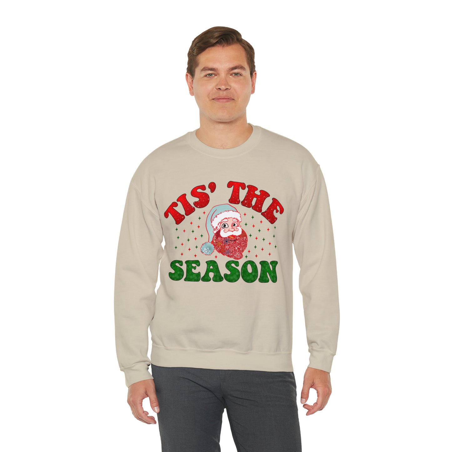 Christmas Tis The Season Sweatshirt, Merry Christmas Shirt, Christmas Tree Sweater, Christmas Tree shirt, Christmas Cake Sweatshirt, S886