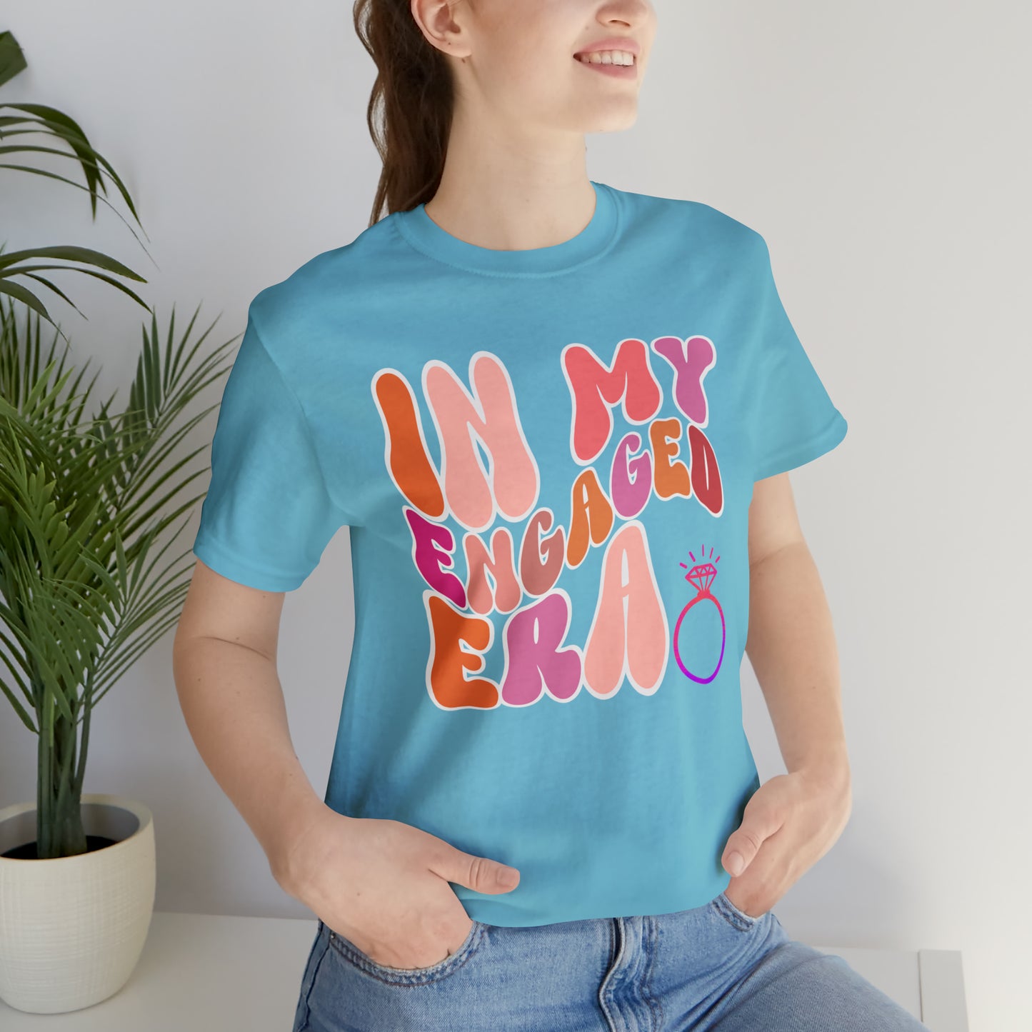 In My Engaged Era T-shirt, Bachelorette Shirt, Engagement Gift For Her, Engaged AF,  Fiance Shirt, T389