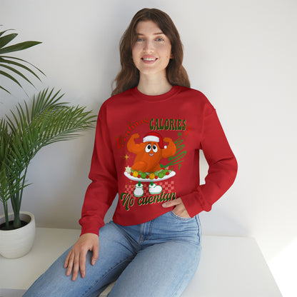 Christmas Calories No Cuentan Sweatshirt, Feliz Navidad Shirt, New Year Sweatshirt, Spanish Christmas Sweatshirt, Holiday Sweaters, SW876