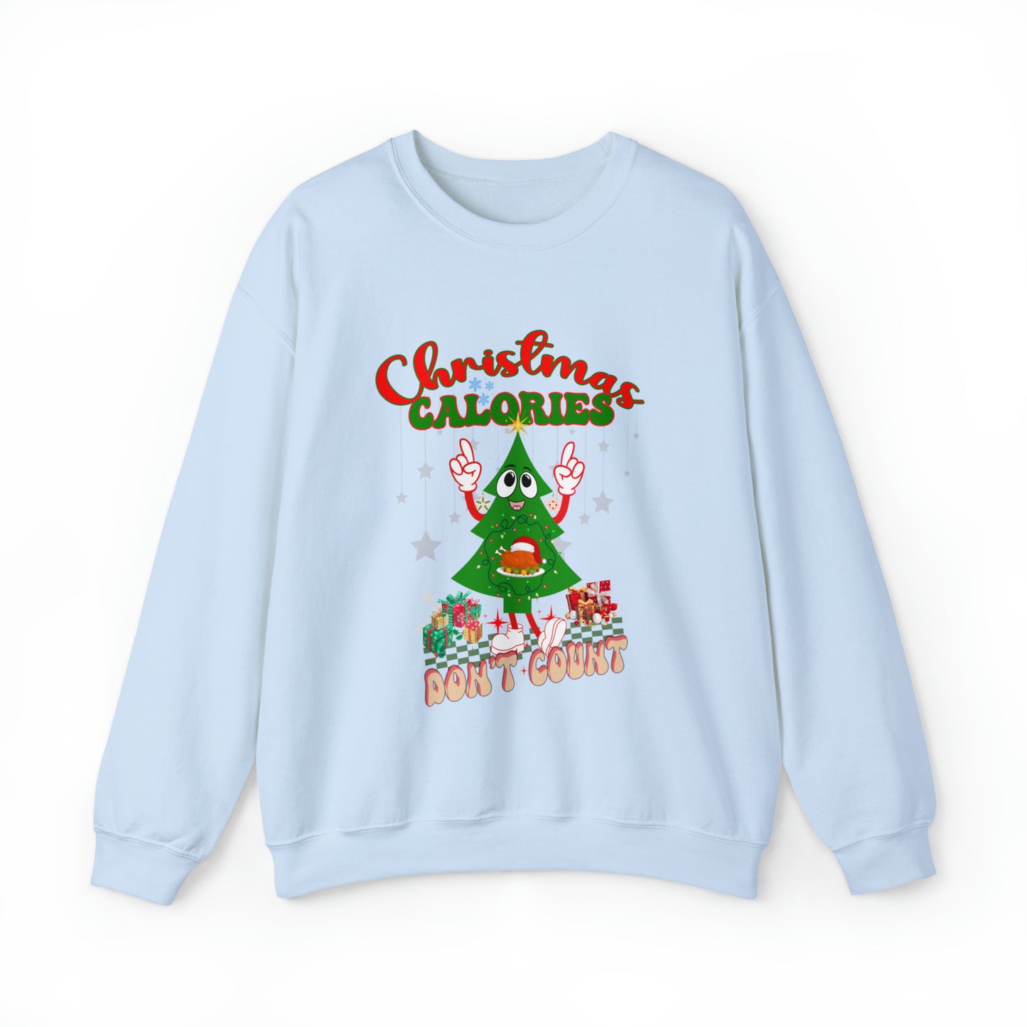 Christmas Calories Don't Count Sweatshirt, Funny Christmas Sweatshirt, Christmas Gift, Xmas calories Sweatshirt, Christmas calories, SW873