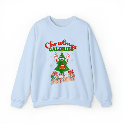 Christmas Calories Don't Count Sweatshirt, Funny Christmas Sweatshirt, Christmas Gift, Xmas calories Sweatshirt, Christmas calories, SW873