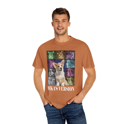 Custom Era's Tour Shirt, Personalized Dog Bootleg Era's Tour Shirt, Custom Pet Portrait Shirt, Dog Photo Shirt, Custom Dog's Version, CC1340