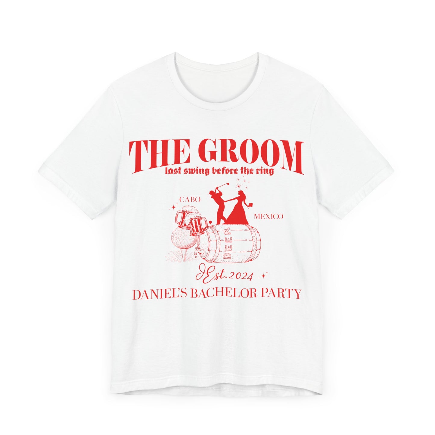 The Groom Bachelor Party Shirts, Groomsmen Shirt, Custom Bachelor Party Gifts, Group Bachelor Shirt, Golf Bachelor Party Shirt, 12 T1605