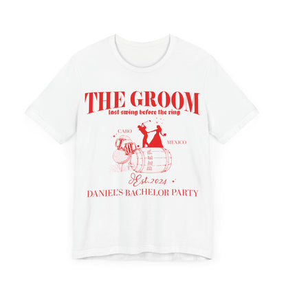 The Groom Bachelor Party Shirts, Groomsmen Shirt, Custom Bachelor Party Gifts, Group Bachelor Shirt, Golf Bachelor Party Shirt, 12 T1605