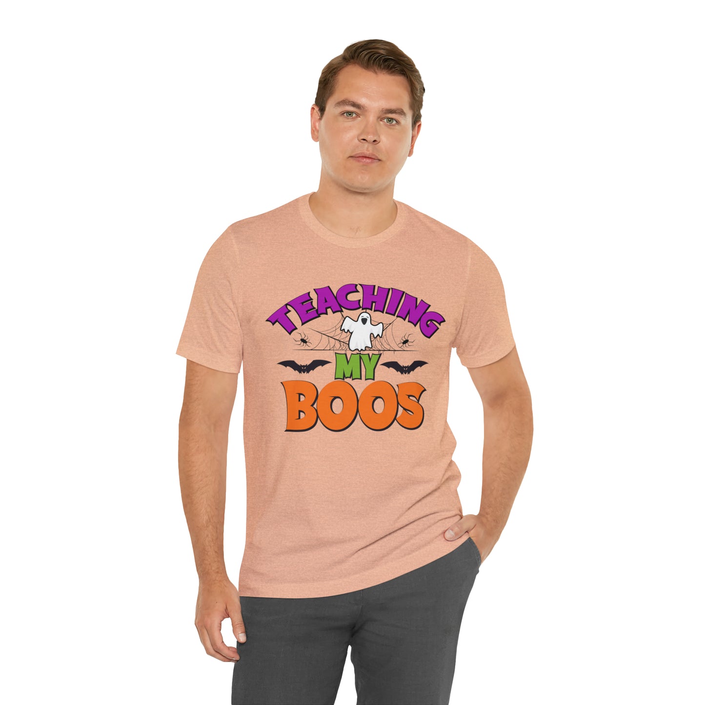 Teaching My Boos Shirt, Spooky Season Tee, Retro Halloween Cowgirl Shirt, Cowgirl Halloween Shirt, Vintage Ghost Shirt, T769