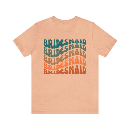 Retro Bridesmaid TShirt, Bridesmaid Shirt for Women, T289