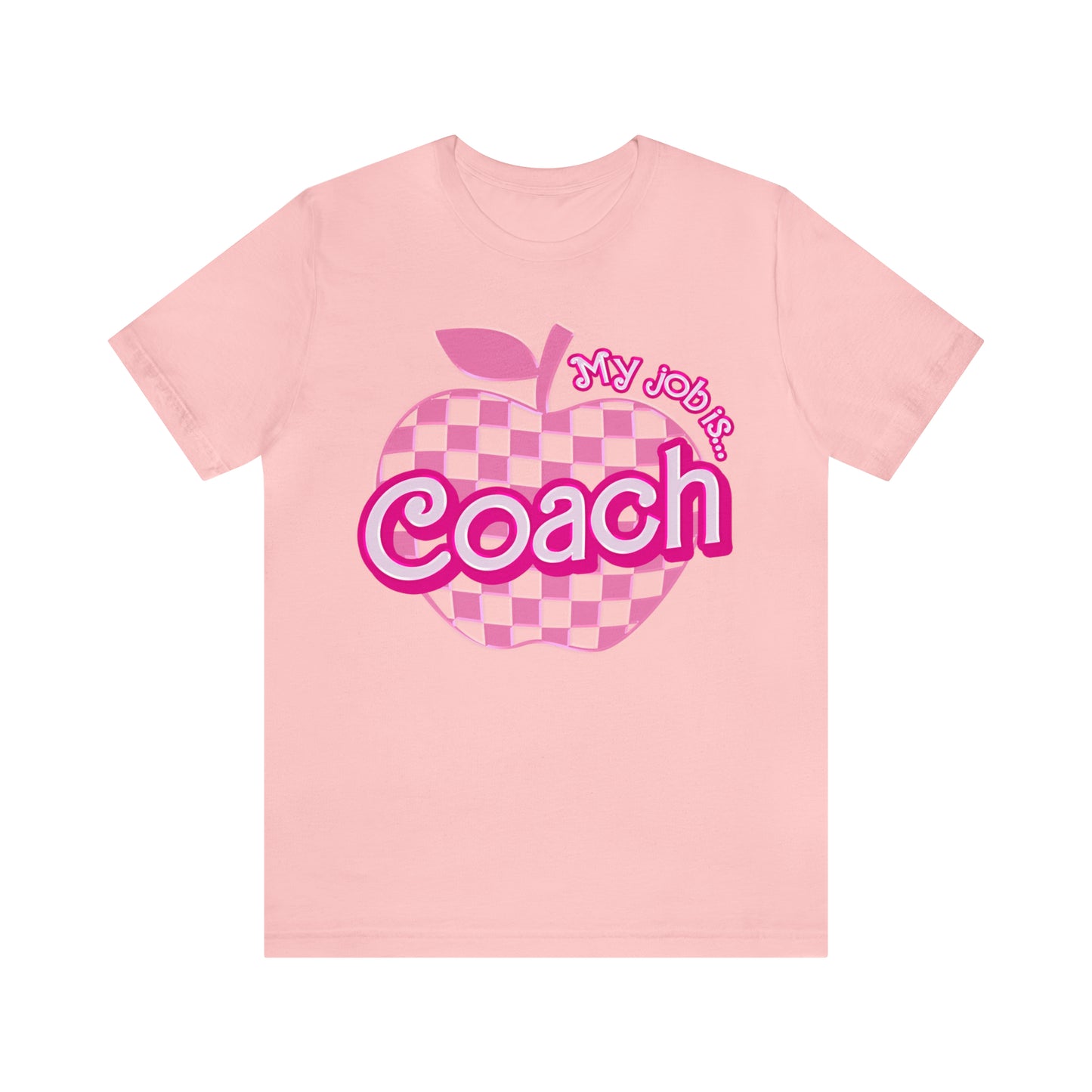 My Job Is Coach shirt, Pink Sport Coach Shirt, Colorful Coaching shirt, 90s Cheer Coach shirt, Back To School Shirt, Teacher Gift, T817