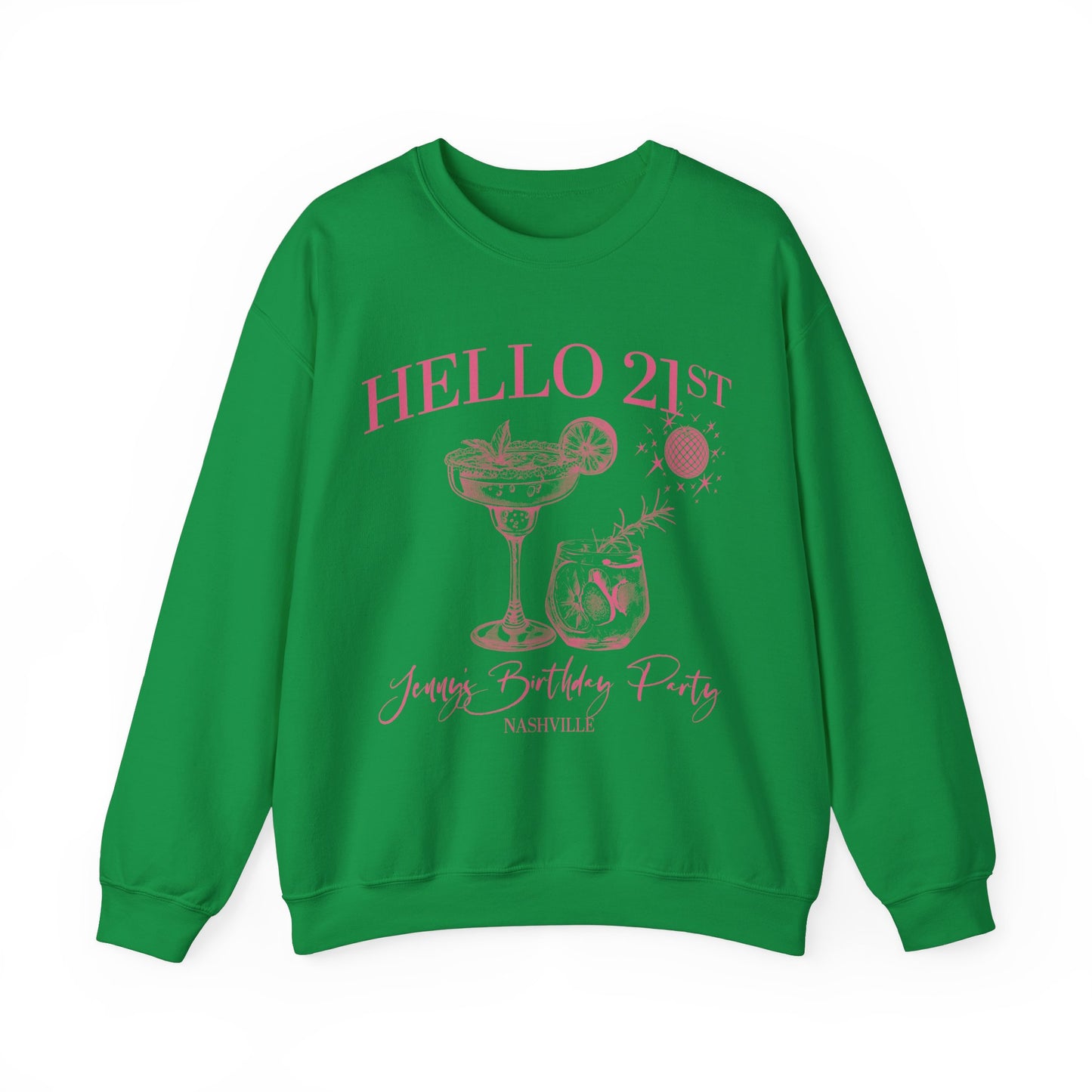 Hello 21st Sweatshirt, 21st Birthday Gift, Est 2003 Sweatshirt, Hello Twenty One Birthday, 21st birthday Party, Funny 21st Birthday, S1570