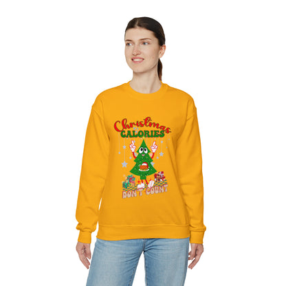 Christmas Calories Don't Count Sweatshirt, Funny Christmas Sweatshirt, Christmas Gift, Xmas calories Sweatshirt, Christmas calories, SW873