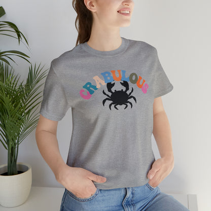Crab Shirt for Her, Crabulous Shirt, Crab Shirt, Beach Shirt, Summer Vibe Shirt, Crab Hunt Shirt, Sea Life Shirt, Ocean Shirt, T477