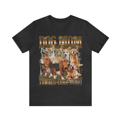 Custom Retro Dog Bootleg Shirt, Dog Mom Shirt, Dog Bootleg Retro 90's Tee, Custom Pet Photo, Custom Pet Portrait, Pet Lovers Gift, T1432