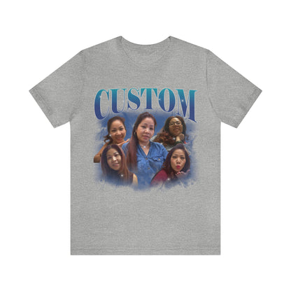 Custom Your Own Bootleg Tee, Retro Custom Bootleg Rap Tee, Custom Your Photo, Insert Your Design, Vintage Graphic 90s Tshirt, T1382