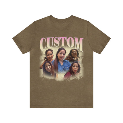 Custom Your Own Bootleg Tee, Retro Custom Bootleg Rap Tee, Custom Your Photo, Insert Your Design, Vintage Graphic 90s Tshirt, T1384