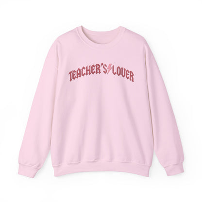 Retro Teacher's Lover Sweatshirt, Valentine's Day Sweatshirt, Pink Valentines Day Teacher Shirts, Valentine for Teacher's Lover Gift, SW1311