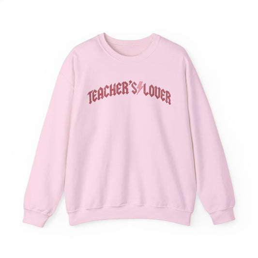 Retro Teacher's Lover Sweatshirt, Valentine's Day Sweatshirt, Pink Valentines Day Teacher Shirts, Valentine for Teacher's Lover Gift, SW1311